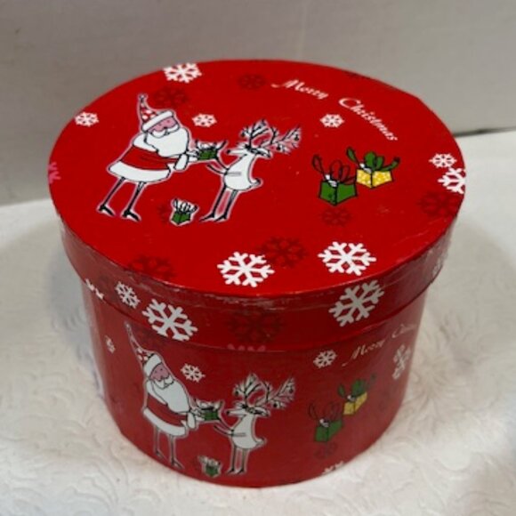 VTG 90's 2 Pc Set Christmas Porcelain Expresso Mini Cup/Saucer Santa & Reindeer - Picture 12 of 16